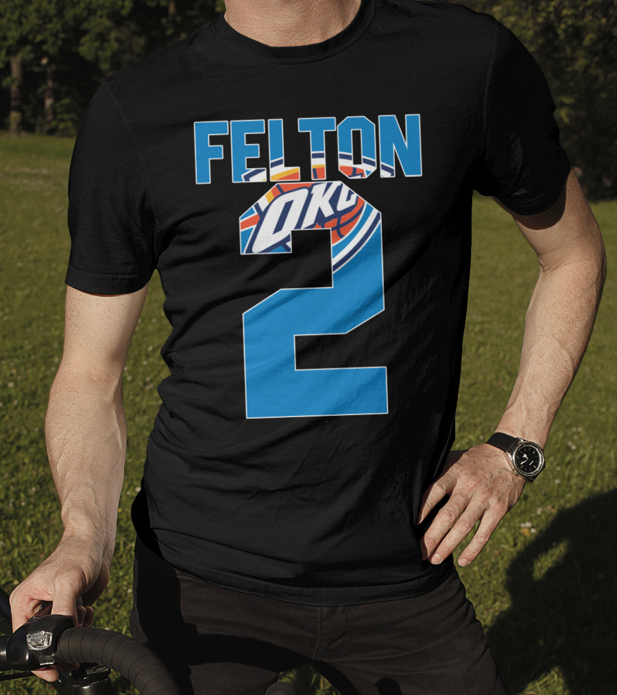 Oklahoma City Thunder Raymond Felton 2 Nba Okc Basketball T-Shirt
