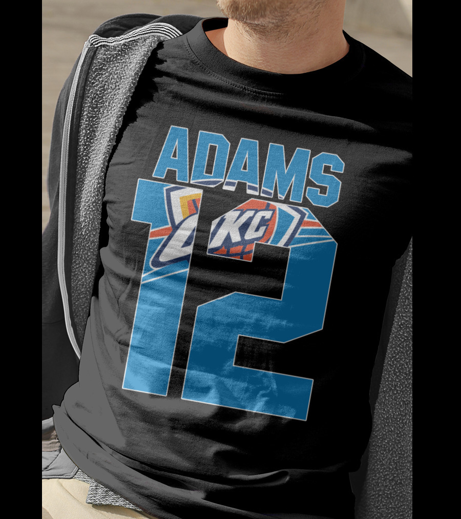Adams 12 Okc Thunder Nba T-Shirt