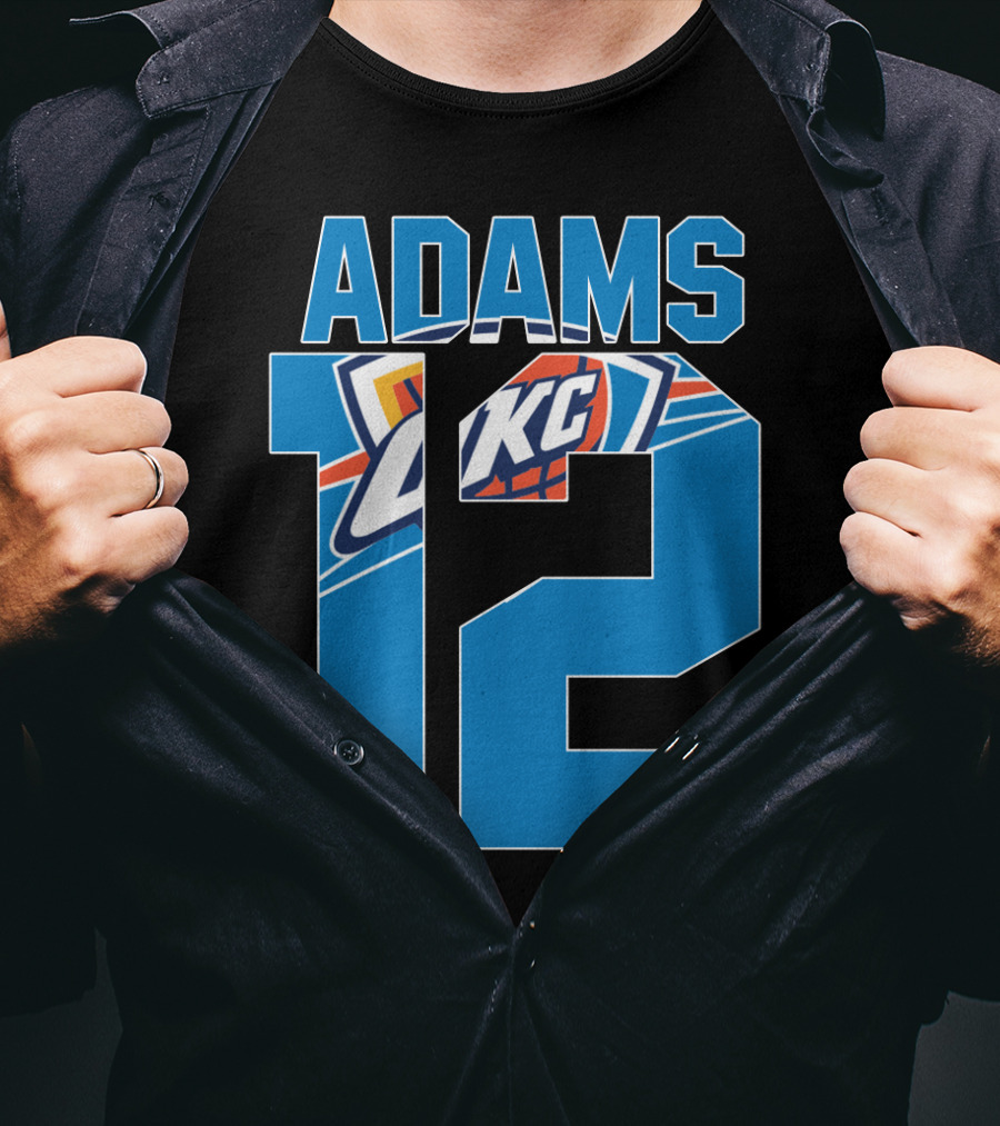 Adams 12 Okc Thunder Nba T-Shirt