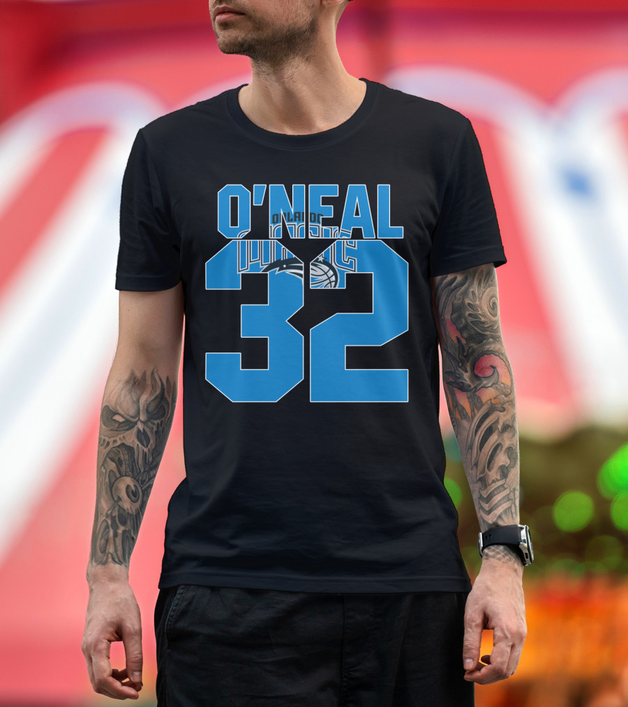 Orlando Magic Shaquille O'neal 32 Nba Basketball T-Shirt