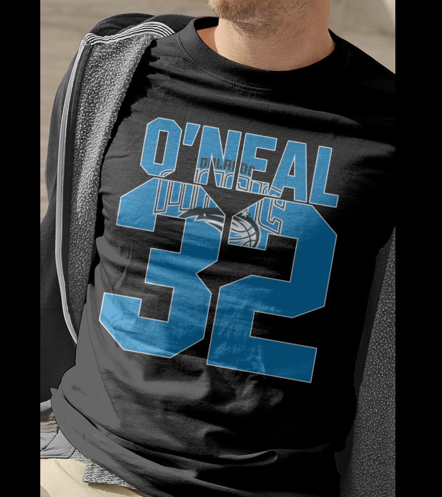 Orlando Magic Shaquille O'neal 32 Nba Basketball T-Shirt