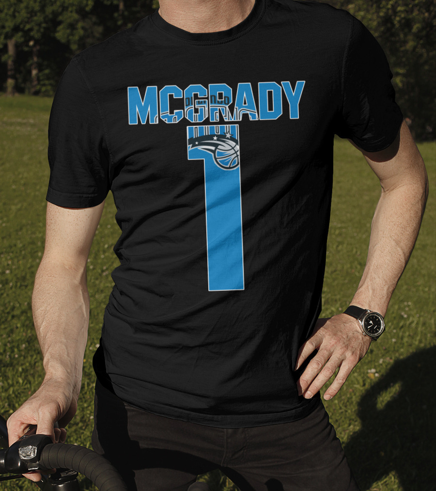Orlando Magic Tracy Mcgrady Number One Nba Mcgrady 1 T-Shirt