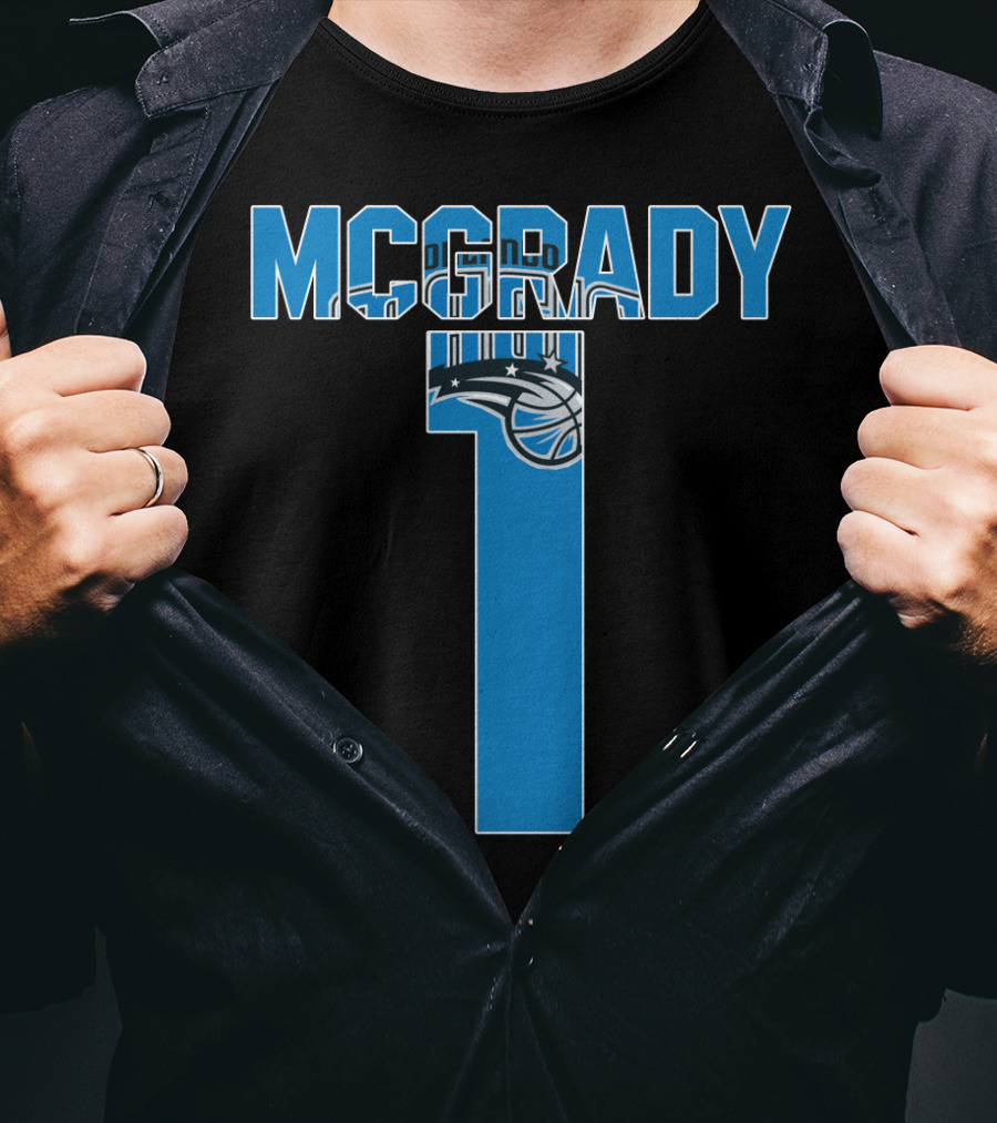 Orlando Magic Tracy Mcgrady Number One Nba Mcgrady 1 T-Shirt