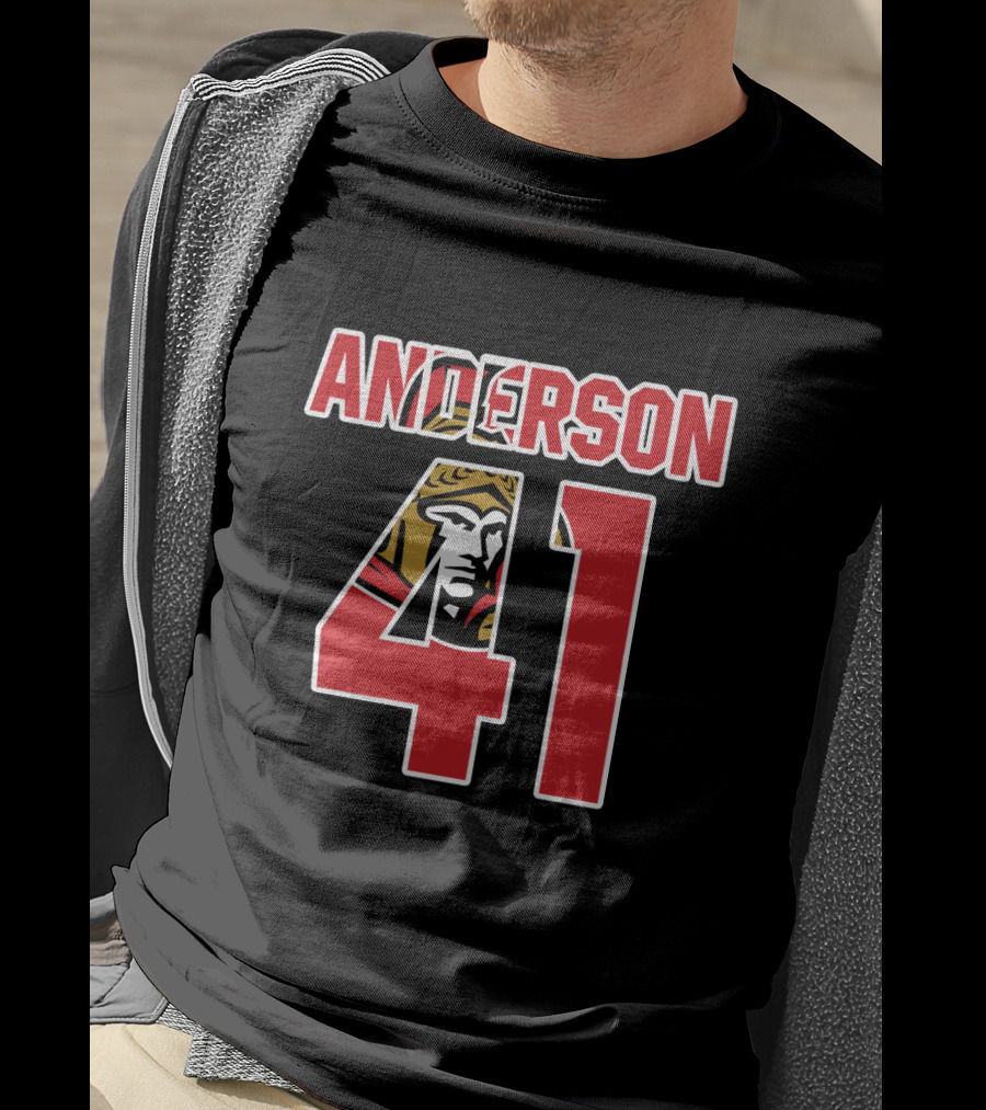 Ottawa Senators Craig Anderson 41 NHL Hockey T-Shirt