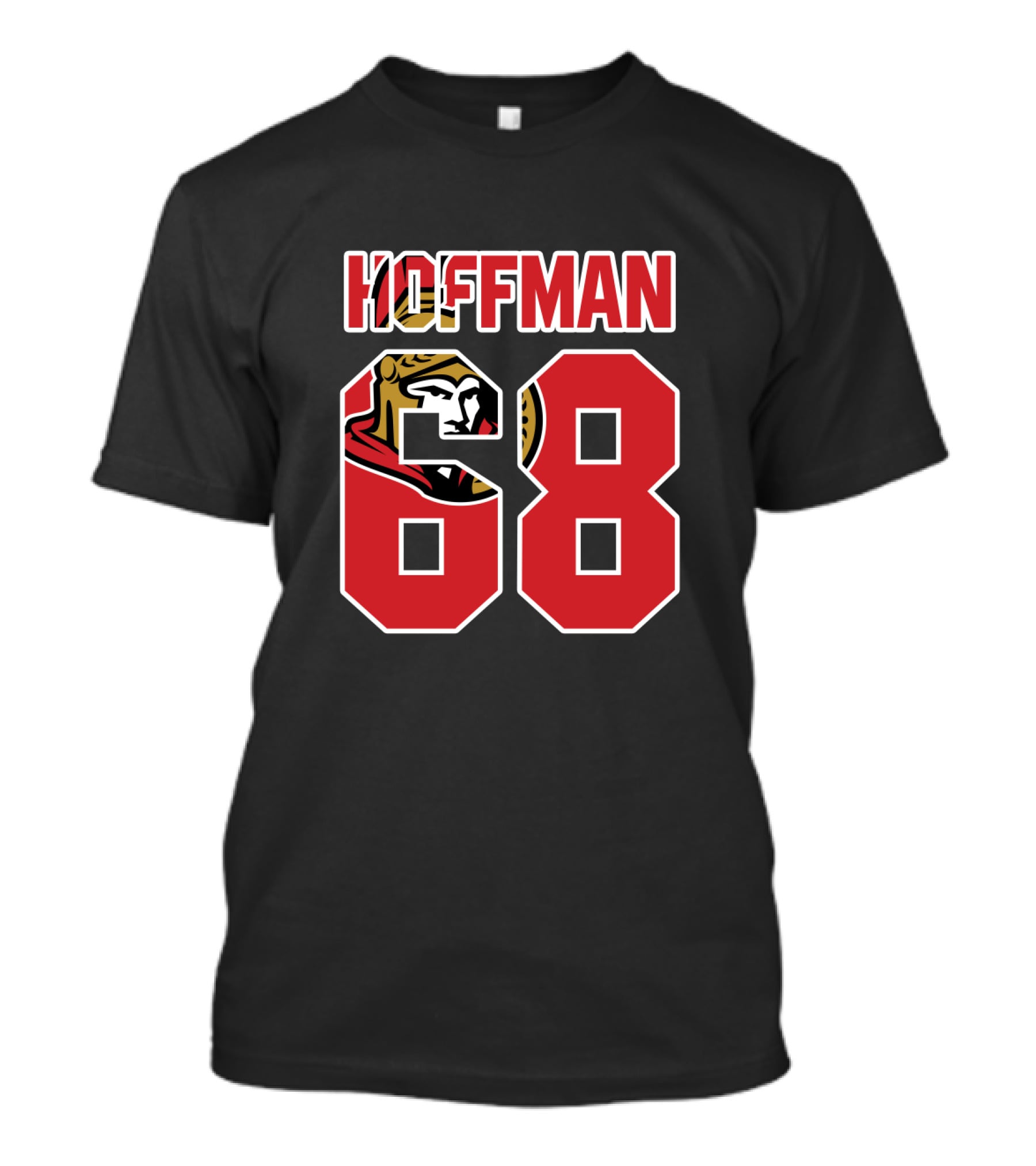 Ottawa Senators Mike Hoffman 68 NHL Hockey Player T-Shirt