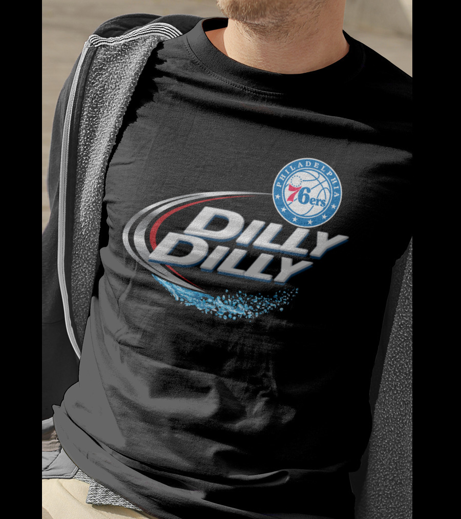 Philadelphia 76ers Dilly Dilly Splash Fans T-Shirt