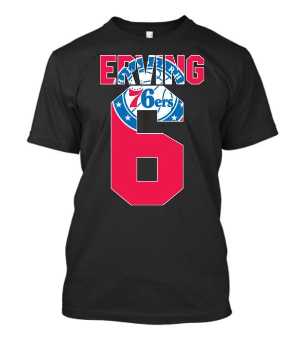 Philadelphia 76ers Erving 6 Nba T-Shirt