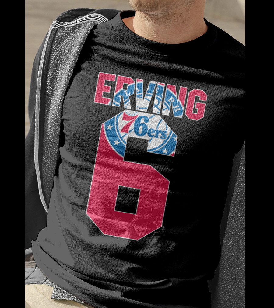 Philadelphia 76ers Erving 6 Nba T-Shirt