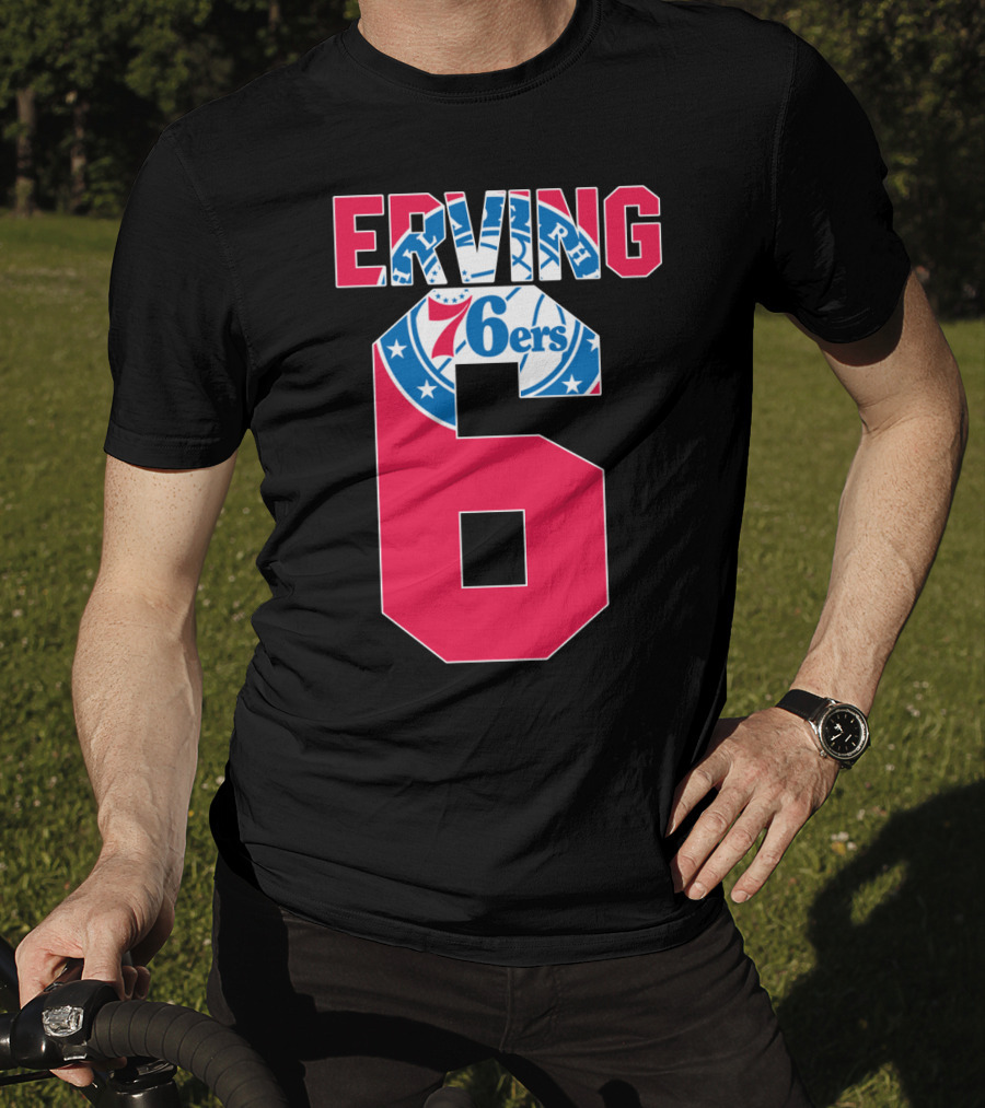 Philadelphia 76ers Erving 6 Nba T-Shirt