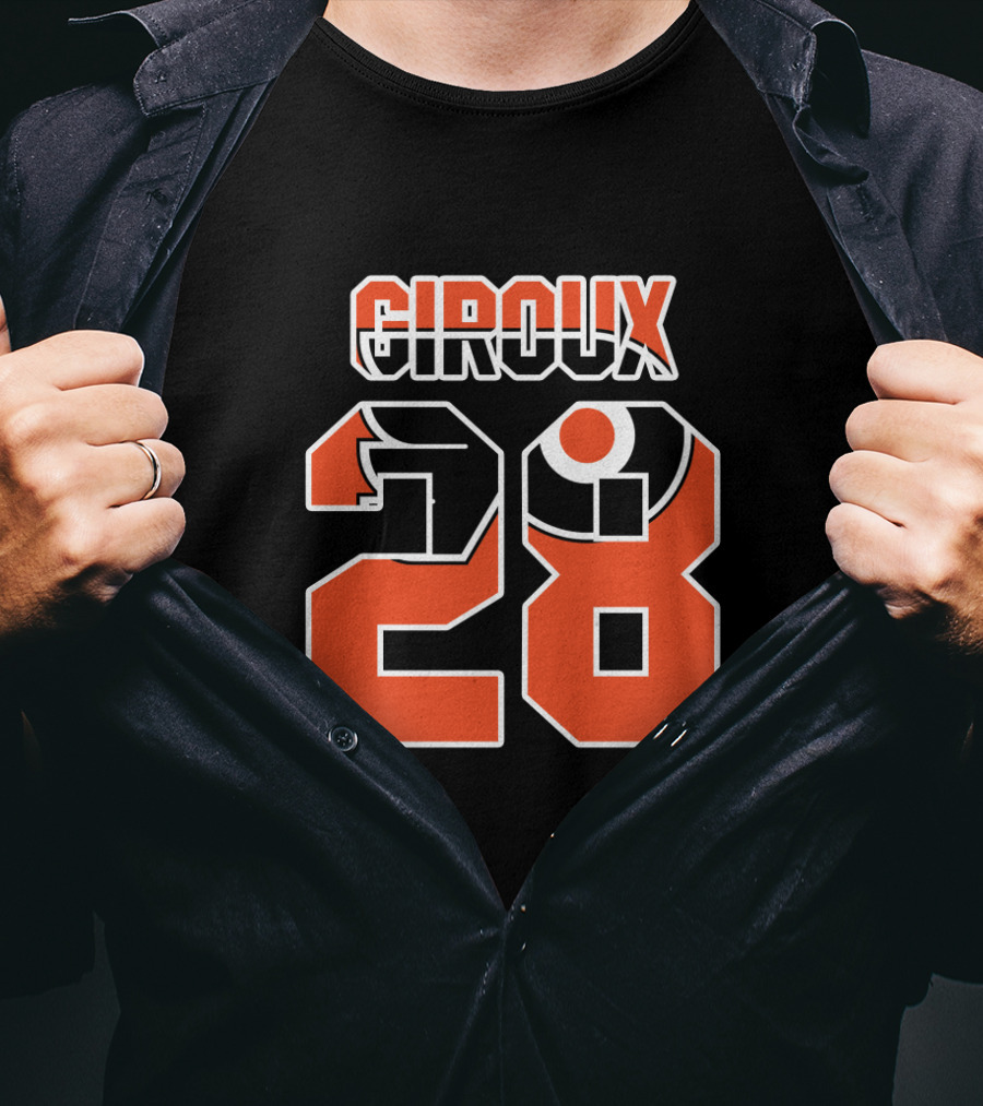 Philadelphia Flyers Claude Giroux 28 NHL T-Shirt