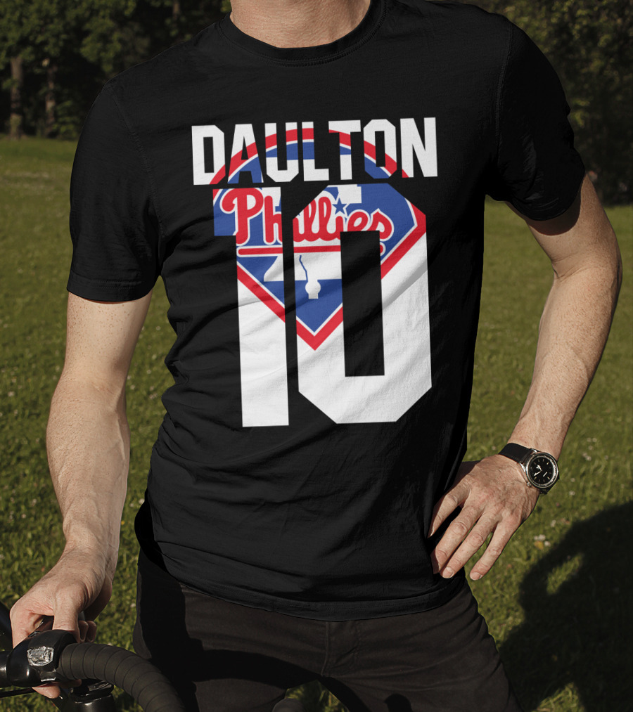Philadelphia Phillies Daulton 10 Baseball T-Shirt