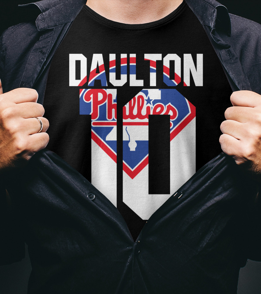 Philadelphia Phillies Daulton 10 Baseball T-Shirt