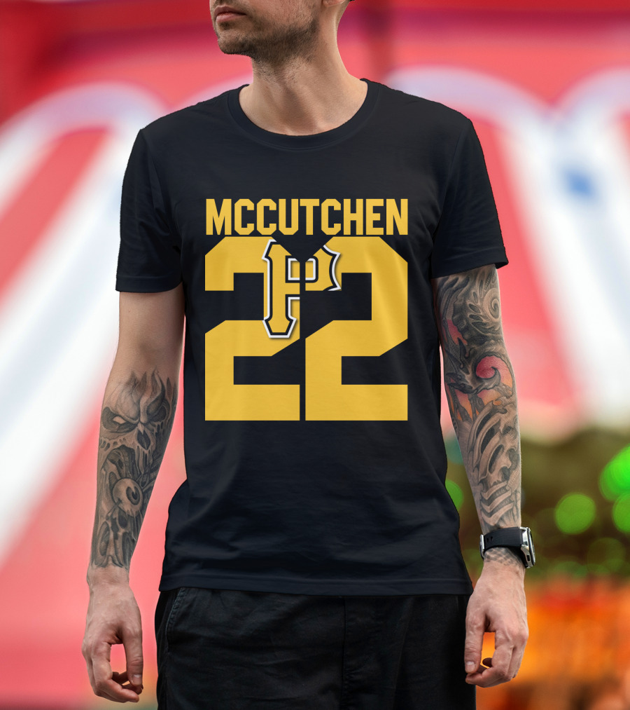 Pittsburgh Pirates Andrew McCutchen 22 Jersey Team Spirit T-Shirt