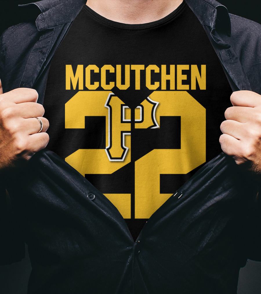 Pittsburgh Pirates Andrew McCutchen 22 Jersey Team Spirit T-Shirt