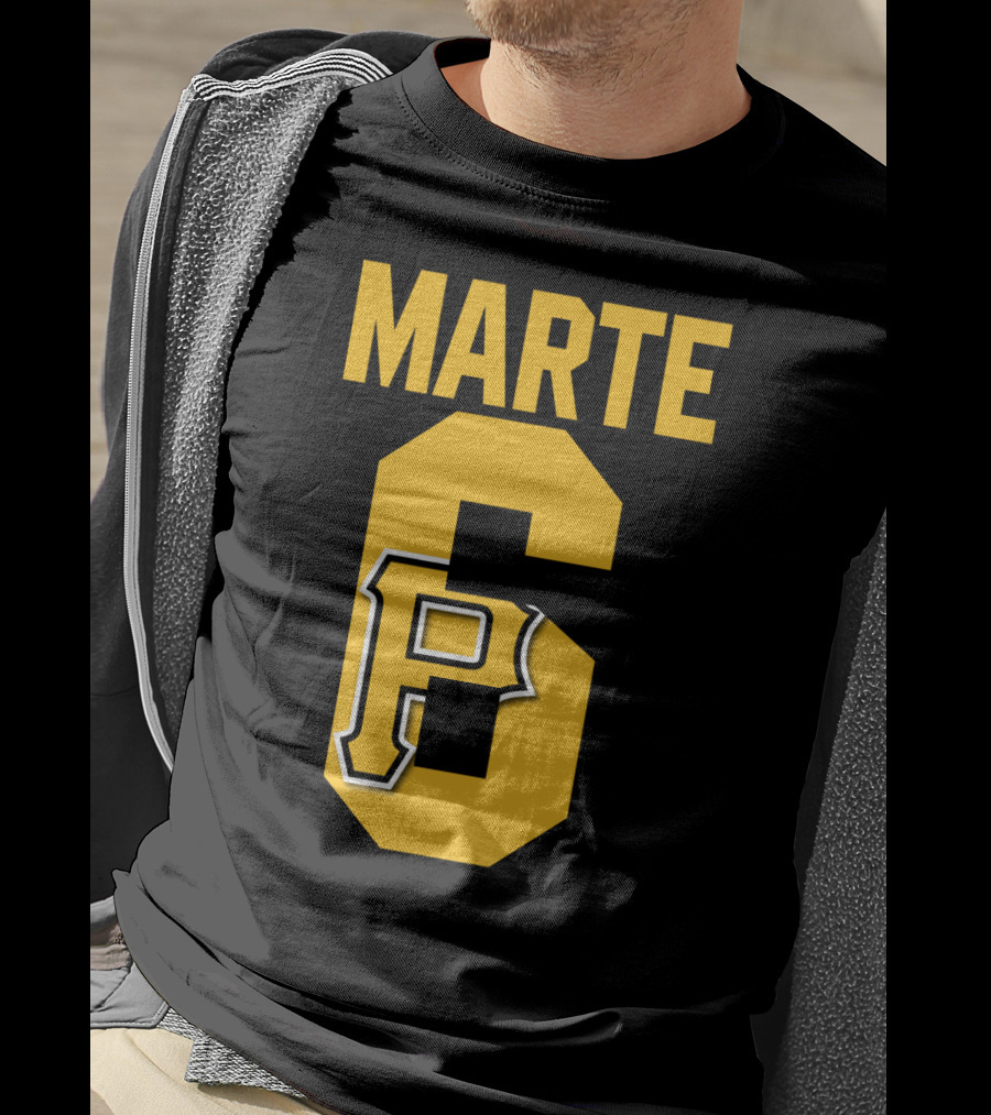 Pittsburgh Pirates Marte Number 6 P T-Shirt