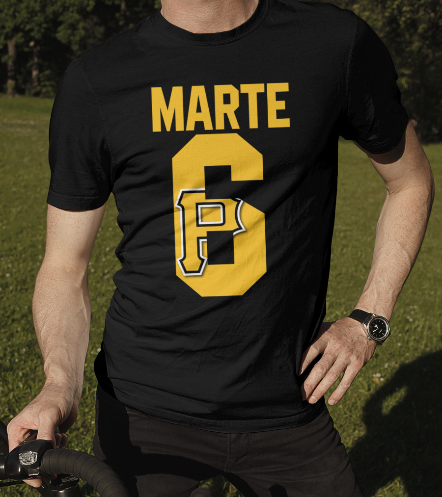 Pittsburgh Pirates Marte Number 6 P T-Shirt