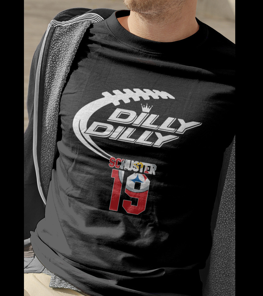 Dilly Dilly Schuster 19 Pittsburgh Steelers Football T-Shirt