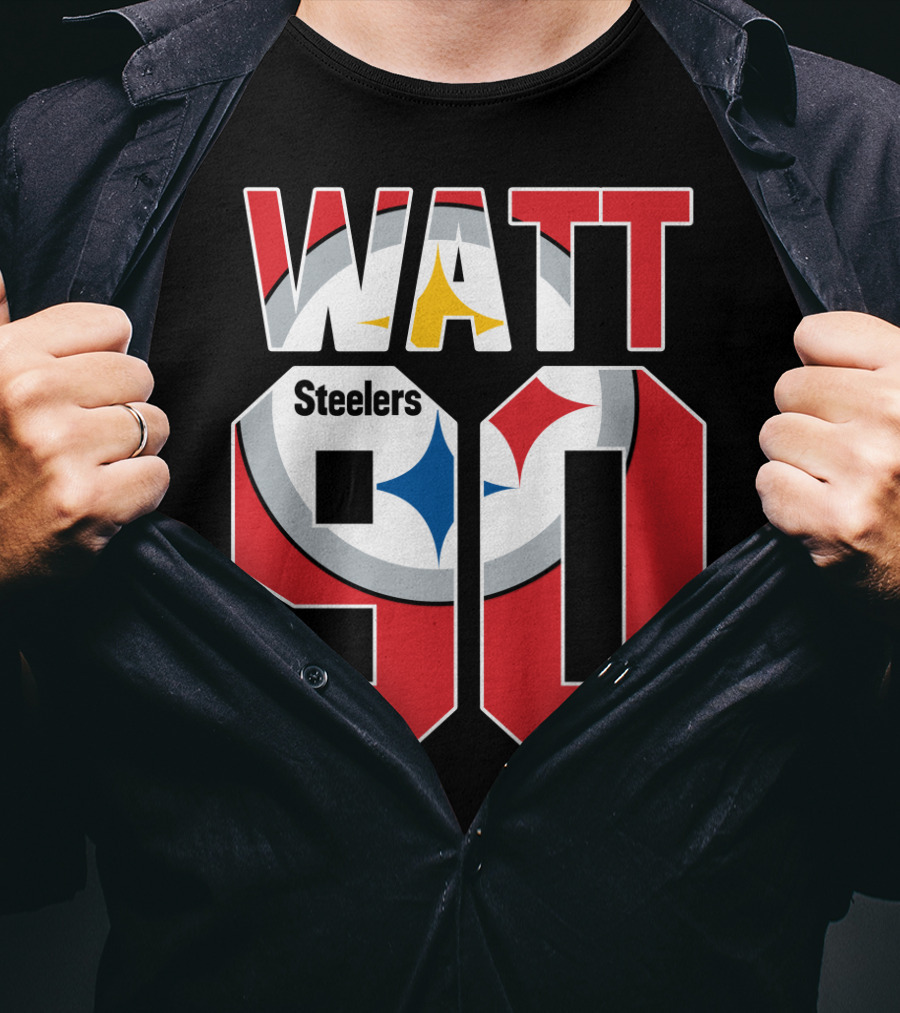 Watt 90 Steelers Pittsburgh T.j. Game Jersey T-Shirt