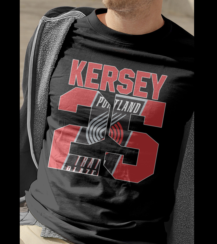 Portland Trail Blazers Kersey 25 Nba Jersey T-Shirt
