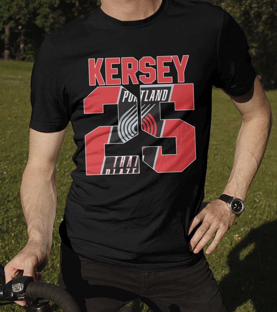 Portland Trail Blazers Kersey 25 Nba Jersey T-Shirt