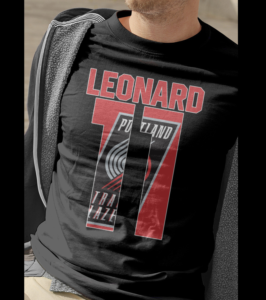 Leonard 11 Portland Trail Blazers Nba T-Shirt
