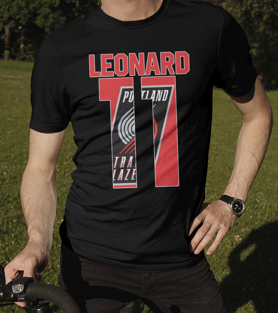 Leonard 11 Portland Trail Blazers Nba T-Shirt