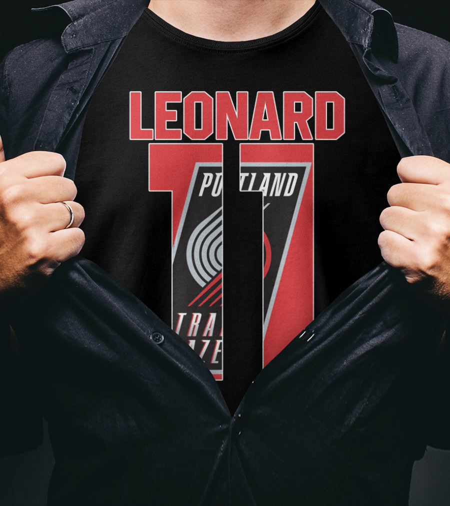 Leonard 11 Portland Trail Blazers Nba T-Shirt