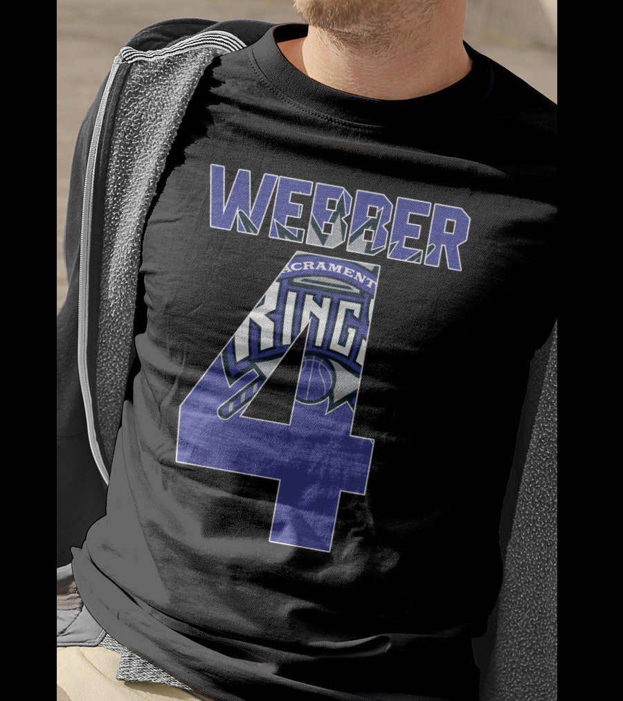 Sacramento Kings Chris Webber 4 Nba T-Shirt