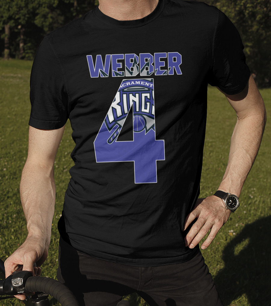 Sacramento Kings Chris Webber 4 Nba T-Shirt