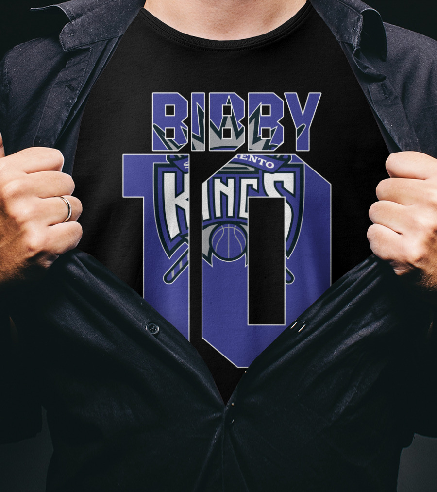 Sacramento Kings Mike Bibby 10 Nba Basketball Fan T-Shirt