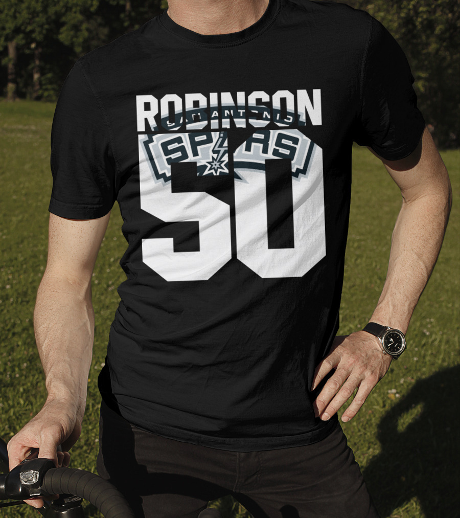 David Robinson 50 San Antonio Spurs Nba T-Shirt