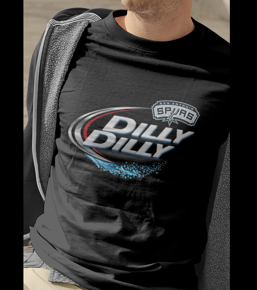San Antonio Spurs Dilly Dilly Fans Logo And Splash T-Shirt