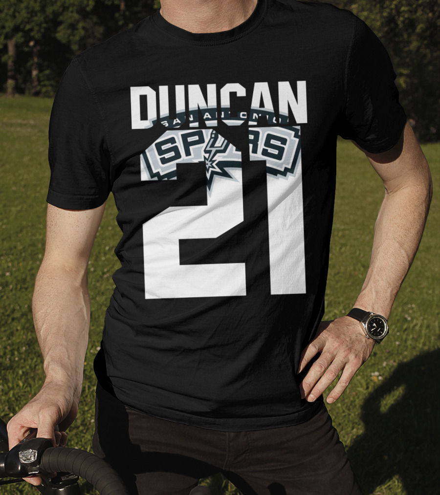 San Antonio Spurs Duncan 21 Nba T-Shirt