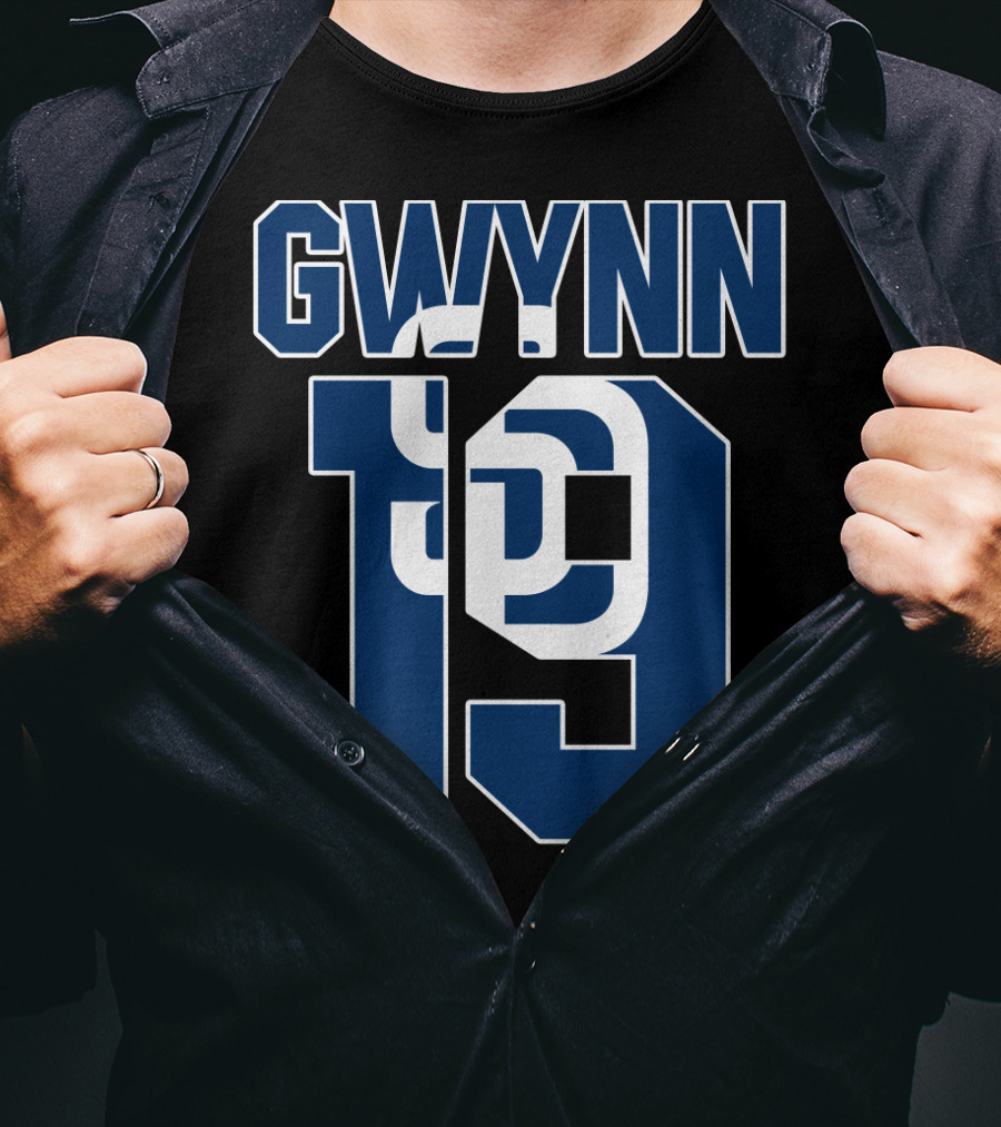 San Diego Padres Gwynn 19 Jersey T-Shirt