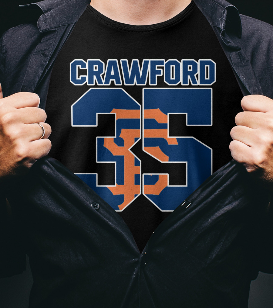 San Francisco Giants Brandon Crawford 35 T-Shirt