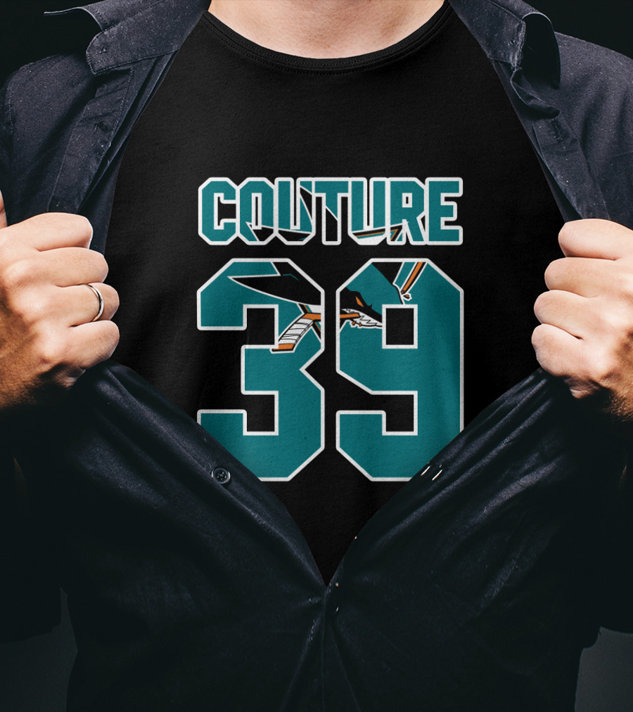 San Jose Sharks Couture 39 NHL Hockey T-Shirt