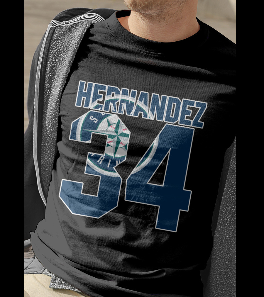 Seattle Mariners Hernandez 34 T-Shirt