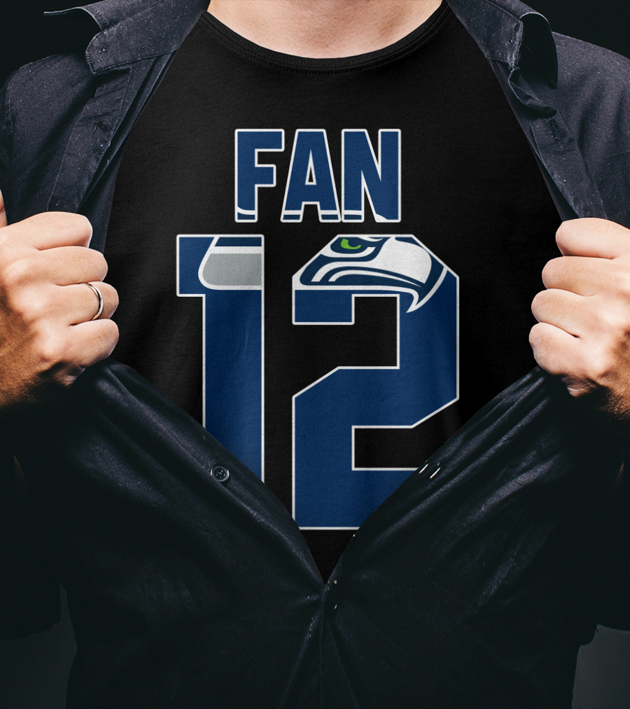 Seattle Seahawks Fan 12 Jersey T-Shirt