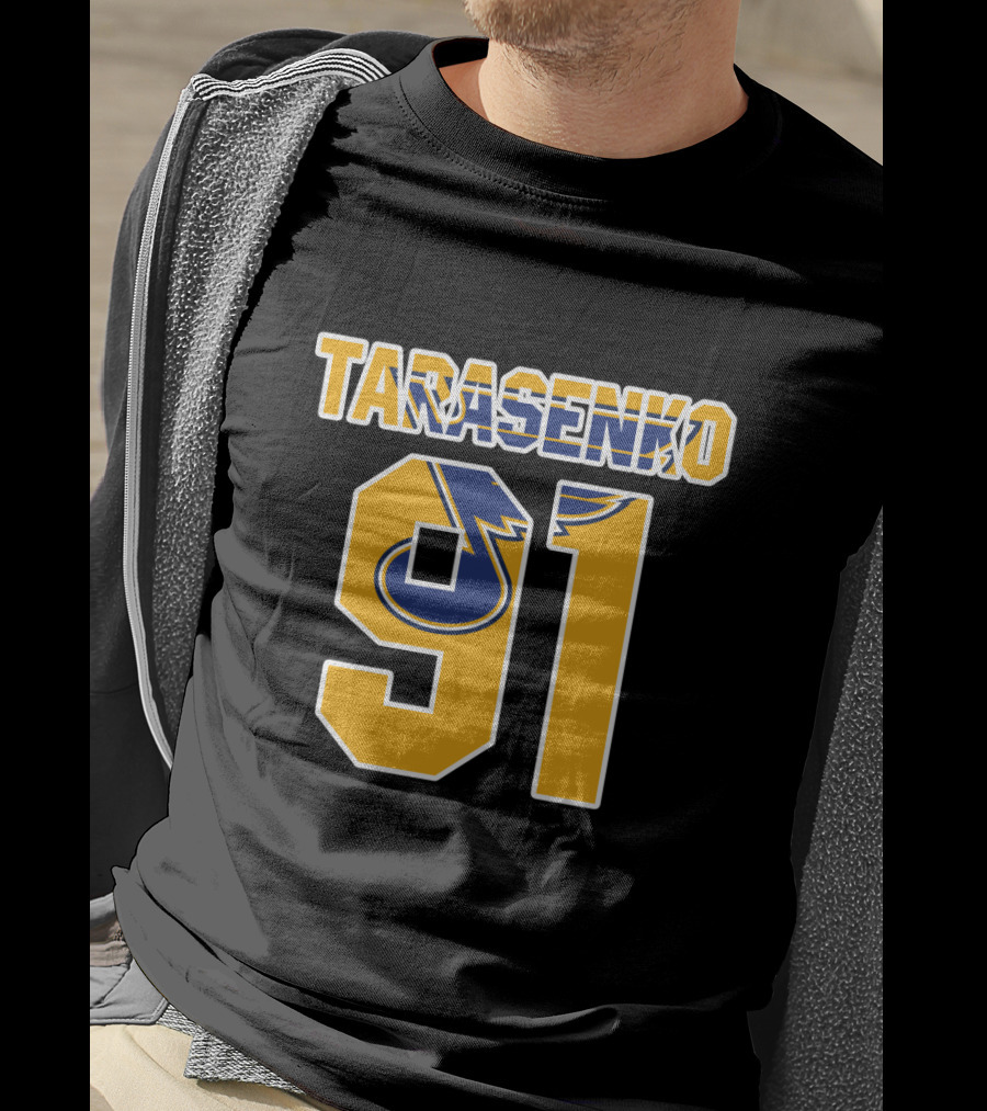 St Louis Blues Tarasenko 91 NHL Hockey Jersey T-Shirt