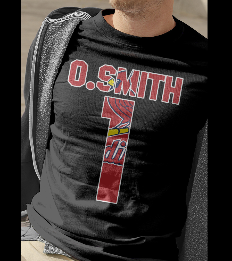 O. Smith 1 St. Louis Cardinals Jersey T-Shirt