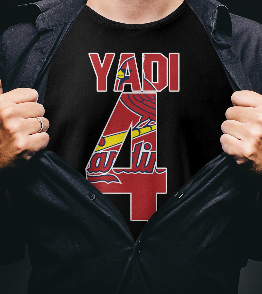 St. Louis Cardinals Yadier Molina Yadi 4 Jersey T-Shirt