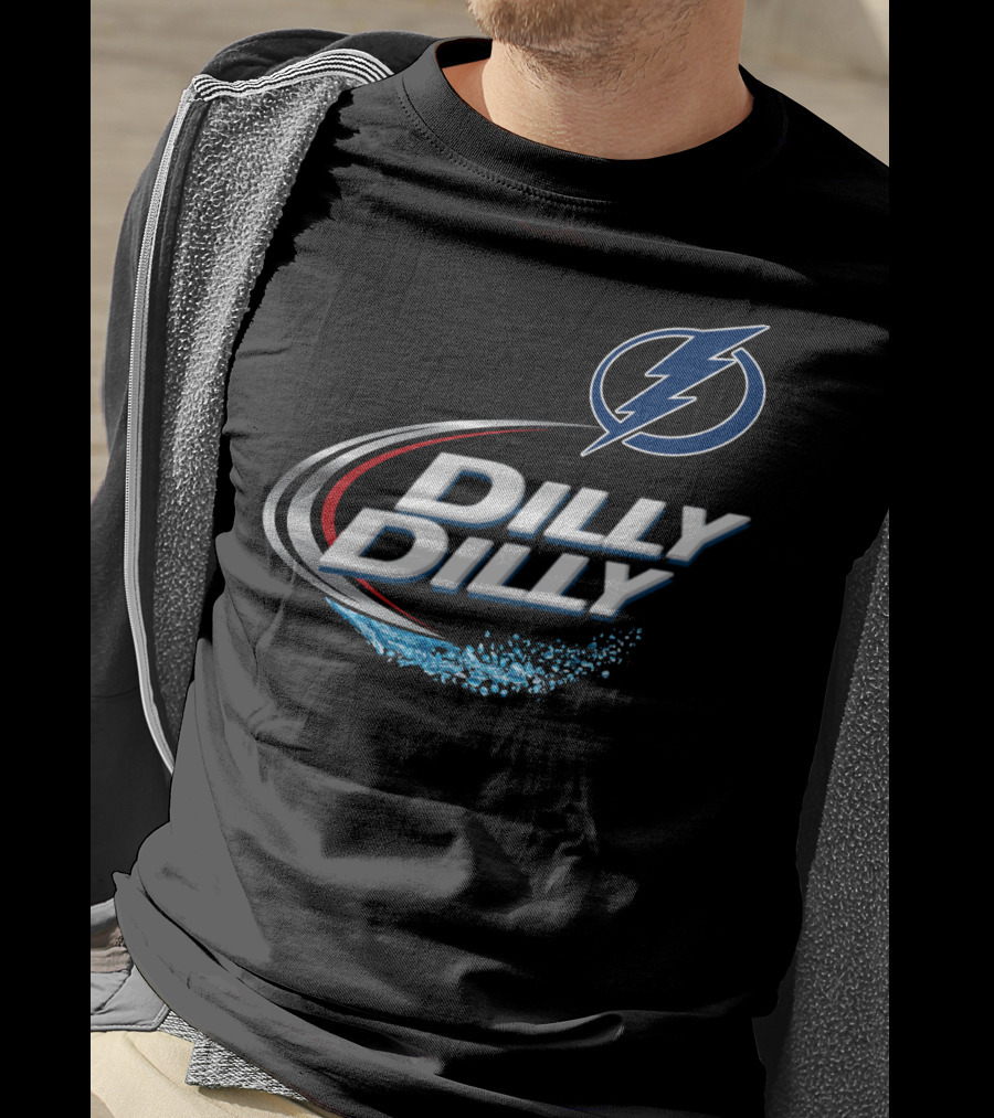Tampa Bay Lightning Hockey Fan Dilly Dilly Slogan T-Shirt