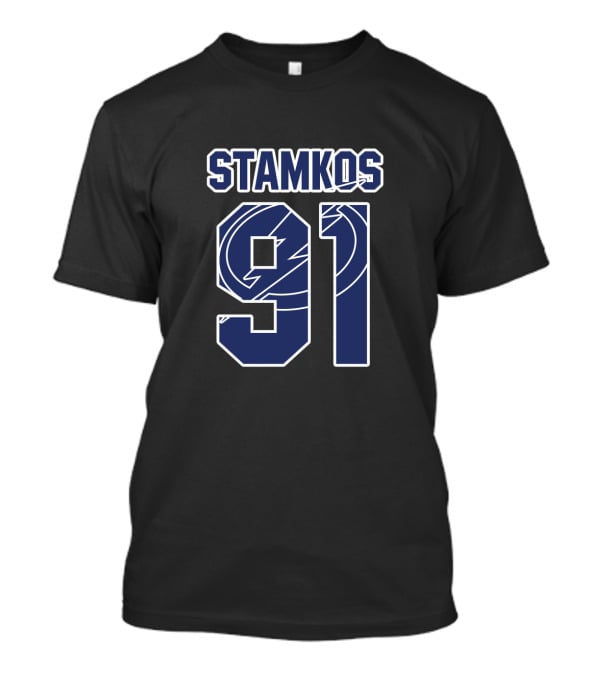 Tampa Bay Lightning Steve Stamkos 91 NHL Hockey T-Shirt