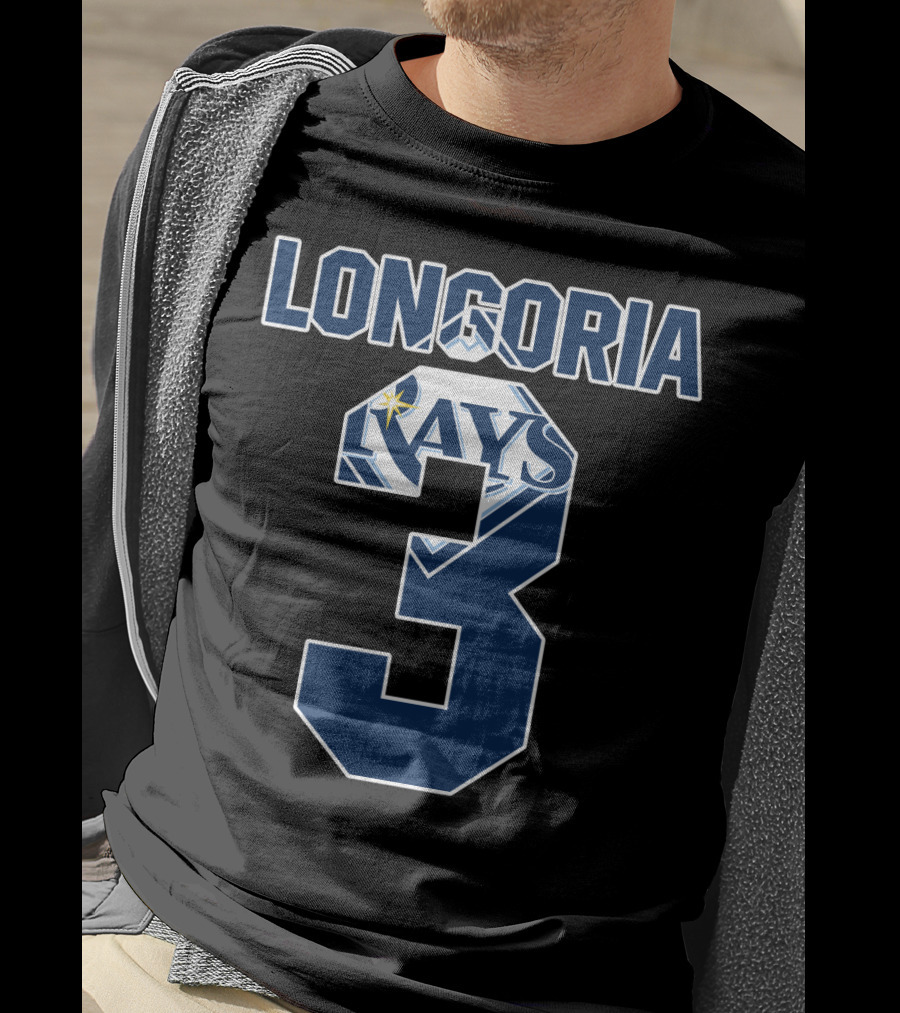 Longoria 3 Tampa Bay Rays T-Shirt