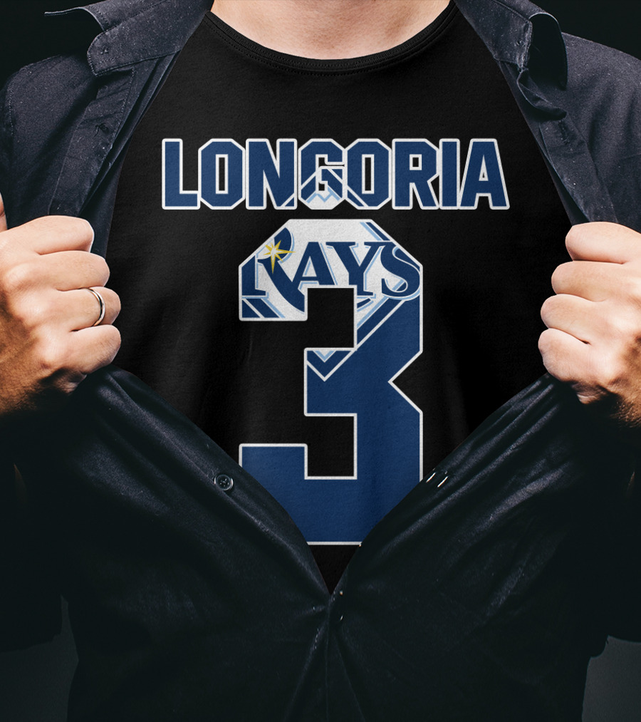 Longoria 3 Tampa Bay Rays T-Shirt