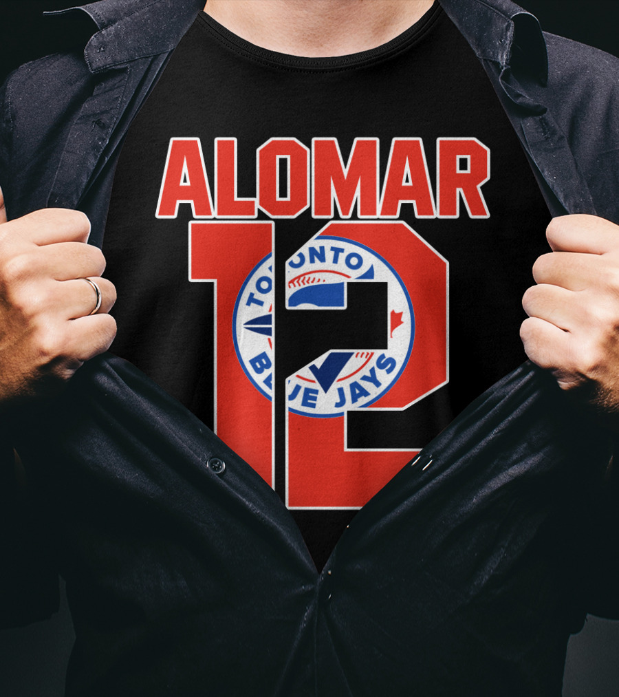 Toronto Blue Jays Alomar 12 Jersey T-Shirt
