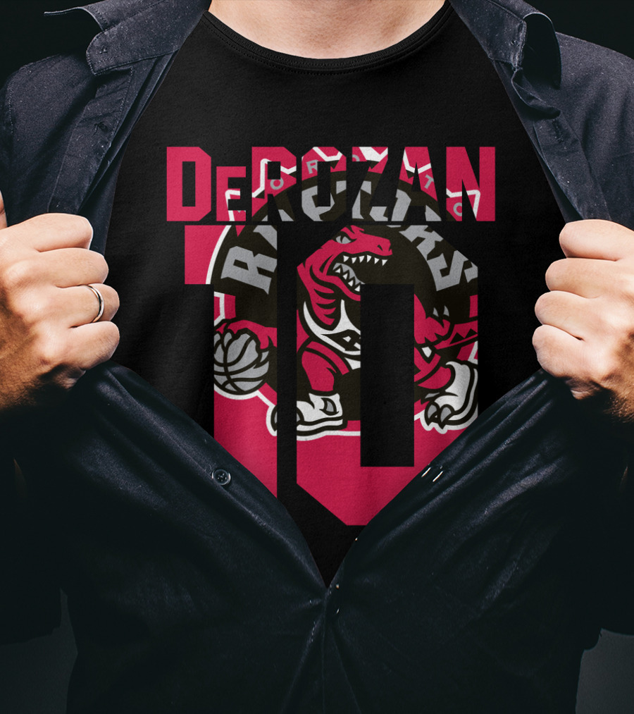 Toronto Raptors Derozan 10 Nba T-Shirt