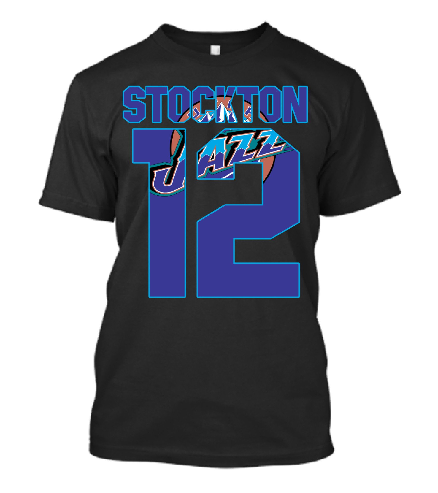 Stockton 12 Utah Jazz Nba T-Shirt