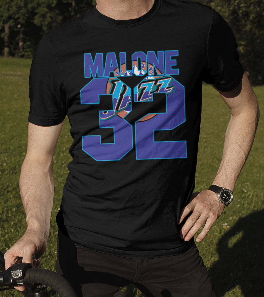 Utah Jazz Malone 32 Nba Basketball Classic T-Shirt