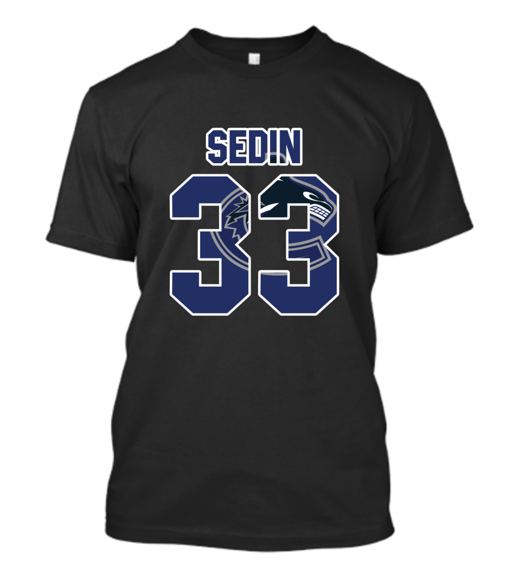 Vancouver Canucks Henrik Sedin 33 Nhl T-Shirt